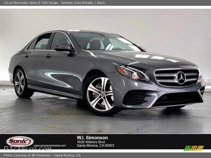 Selenite Grey Metallic / Black 2019 Mercedes-Benz E 300 Sedan