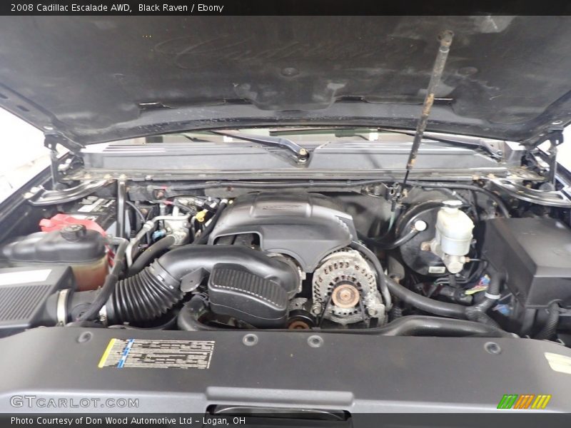 Black Raven / Ebony 2008 Cadillac Escalade AWD