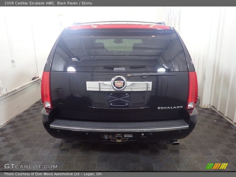 Black Raven / Ebony 2008 Cadillac Escalade AWD