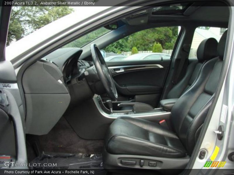 Alabaster Silver Metallic / Ebony 2007 Acura TL 3.2