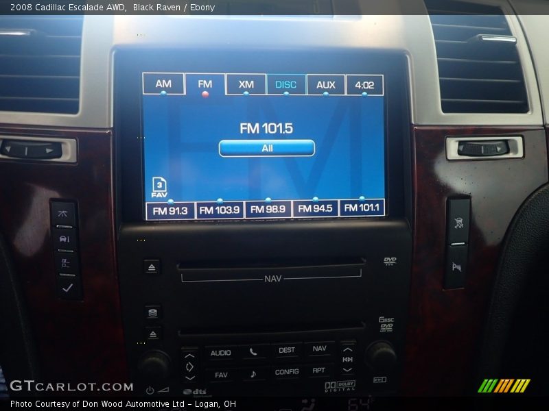 Black Raven / Ebony 2008 Cadillac Escalade AWD