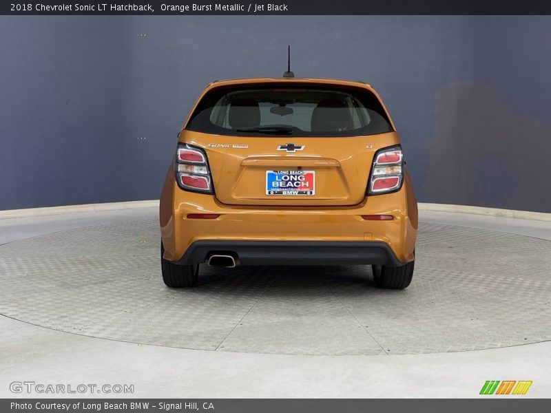 Orange Burst Metallic / Jet Black 2018 Chevrolet Sonic LT Hatchback