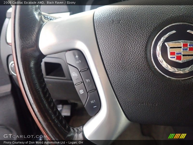 Black Raven / Ebony 2008 Cadillac Escalade AWD