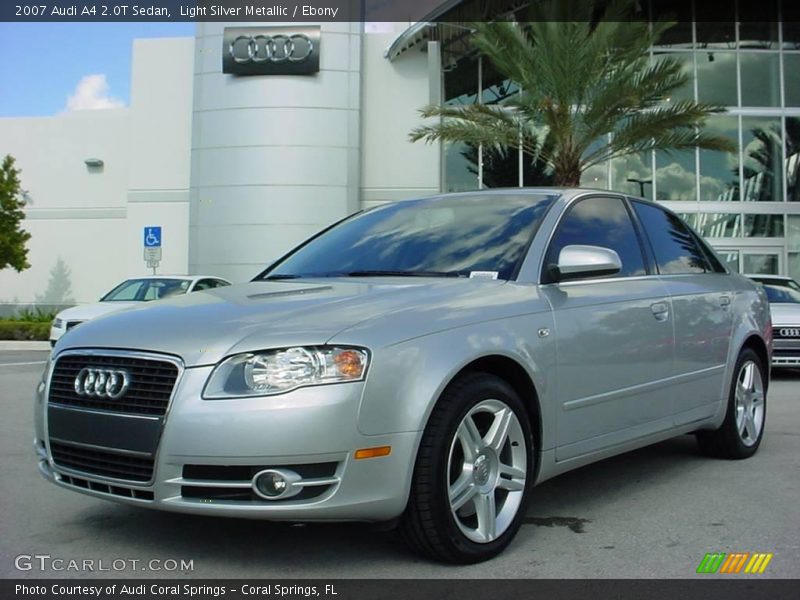 Light Silver Metallic / Ebony 2007 Audi A4 2.0T Sedan