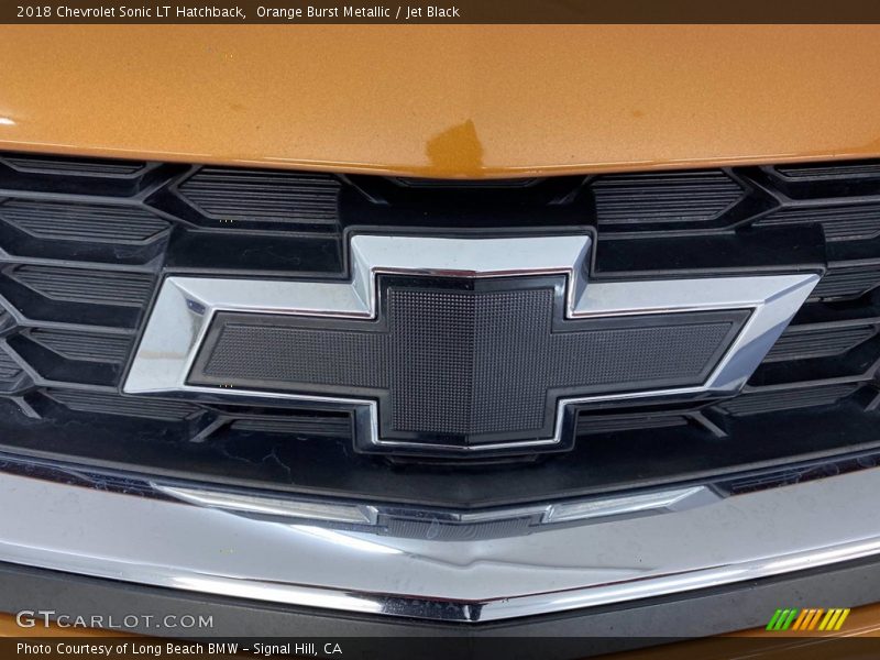 Orange Burst Metallic / Jet Black 2018 Chevrolet Sonic LT Hatchback