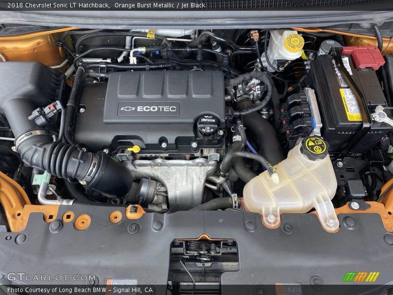  2018 Sonic LT Hatchback Engine - 1.4 Liter Turbocharged DOHC 16-Valve VVT 4 Cylinder
