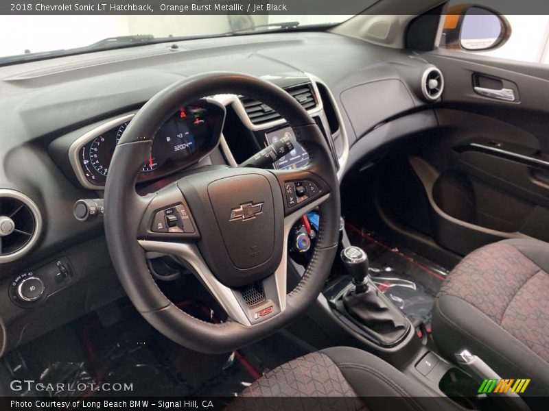 Dashboard of 2018 Sonic LT Hatchback