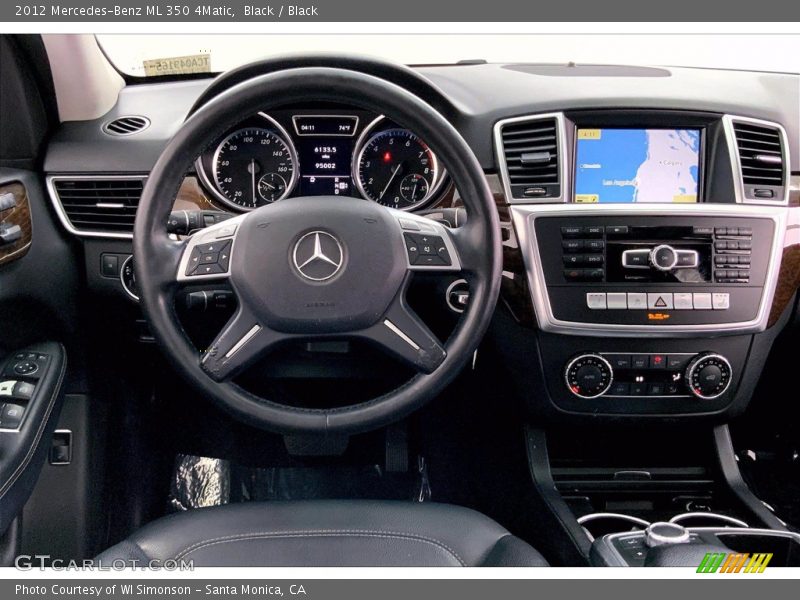 Black / Black 2012 Mercedes-Benz ML 350 4Matic