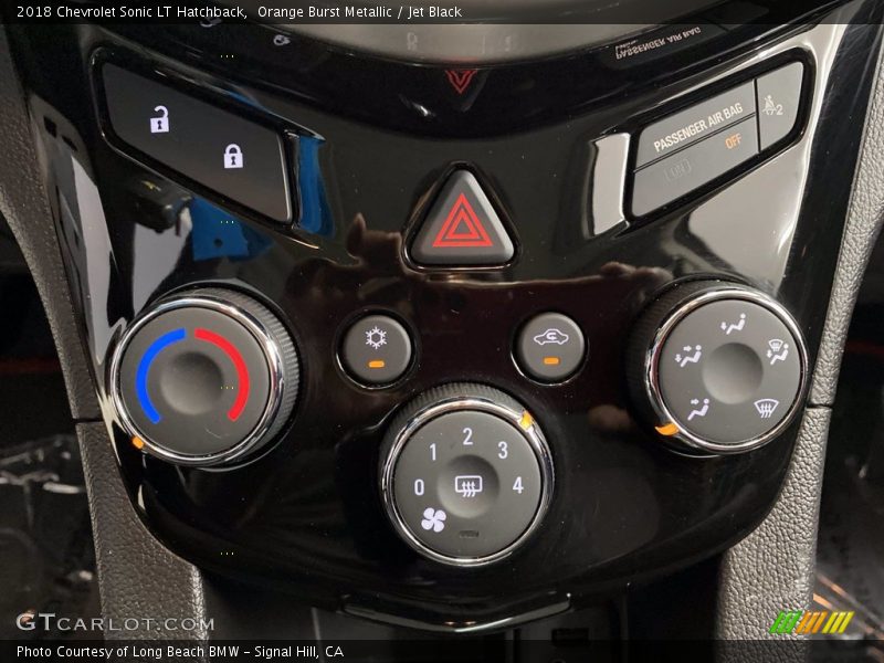 Controls of 2018 Sonic LT Hatchback
