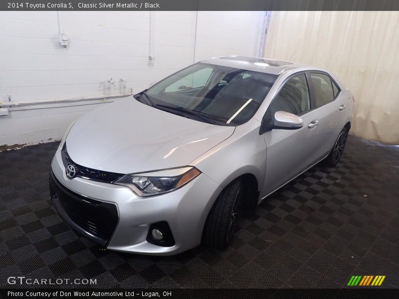 Classic Silver Metallic / Black 2014 Toyota Corolla S