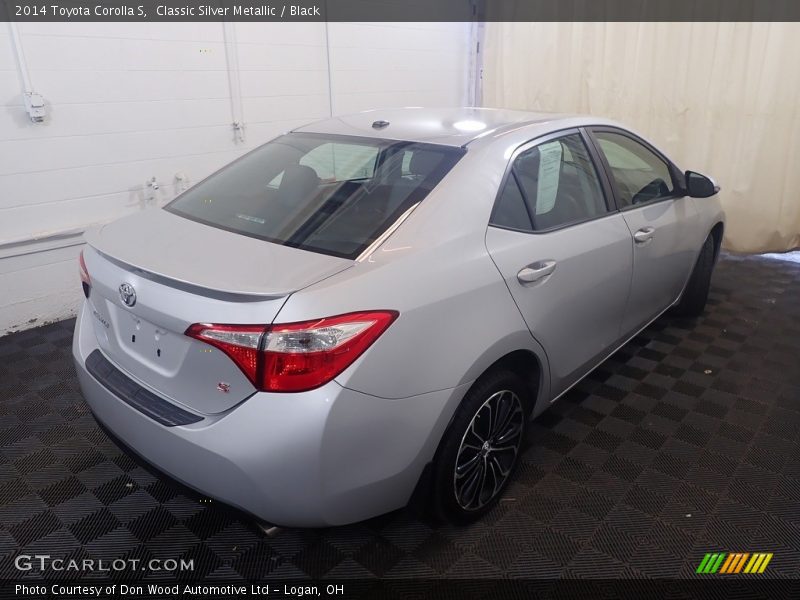 Classic Silver Metallic / Black 2014 Toyota Corolla S
