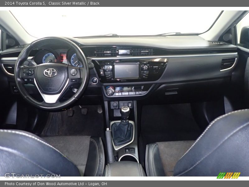 Classic Silver Metallic / Black 2014 Toyota Corolla S