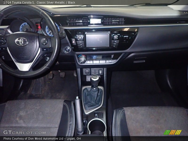 Classic Silver Metallic / Black 2014 Toyota Corolla S