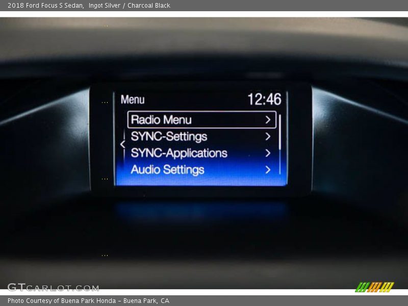 Ingot Silver / Charcoal Black 2018 Ford Focus S Sedan