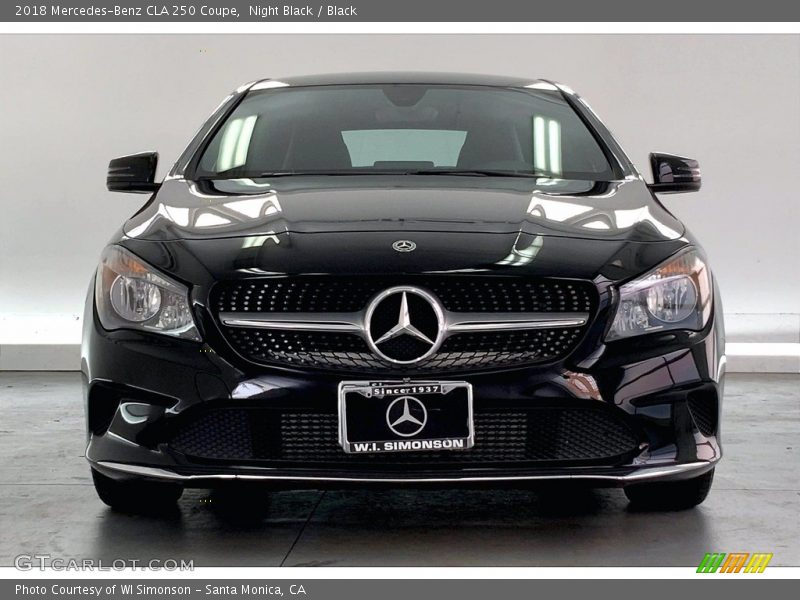 Night Black / Black 2018 Mercedes-Benz CLA 250 Coupe