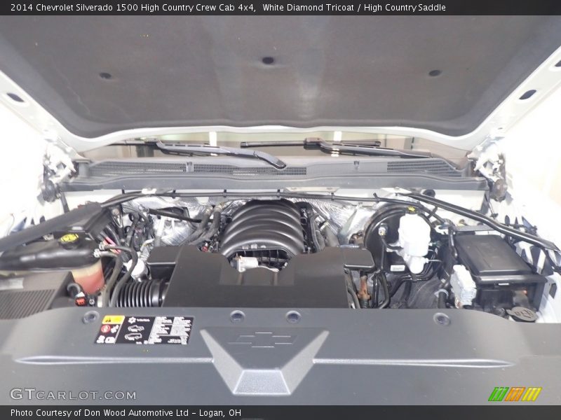 White Diamond Tricoat / High Country Saddle 2014 Chevrolet Silverado 1500 High Country Crew Cab 4x4