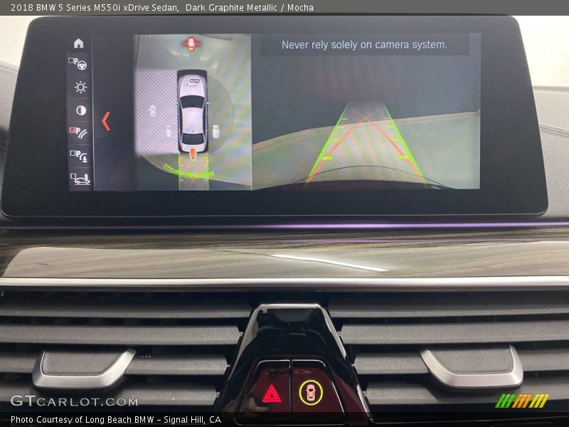 Dark Graphite Metallic / Mocha 2018 BMW 5 Series M550i xDrive Sedan