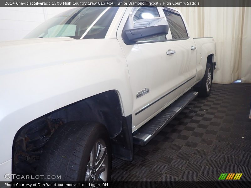 White Diamond Tricoat / High Country Saddle 2014 Chevrolet Silverado 1500 High Country Crew Cab 4x4