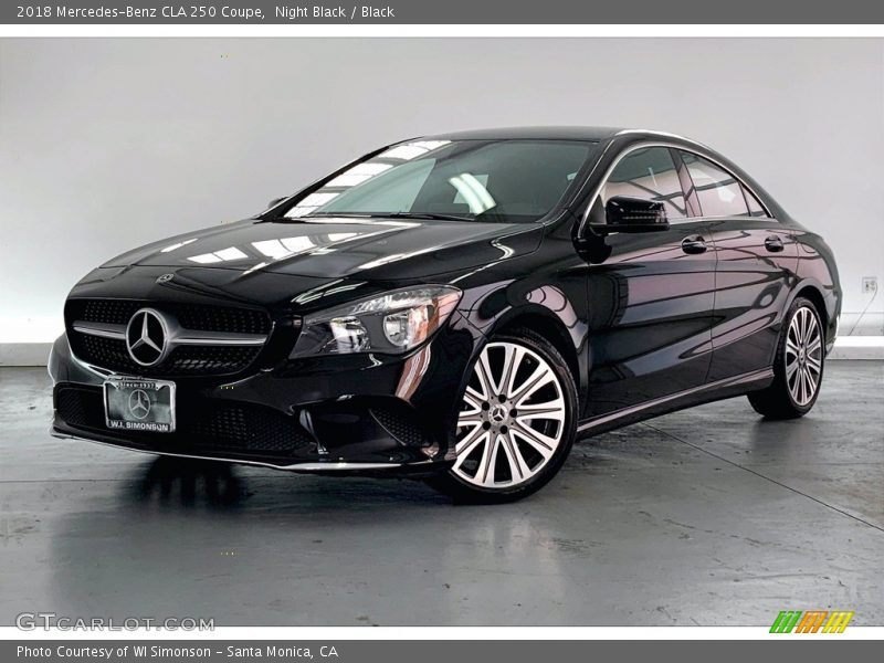 Night Black / Black 2018 Mercedes-Benz CLA 250 Coupe