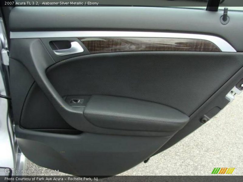 Alabaster Silver Metallic / Ebony 2007 Acura TL 3.2