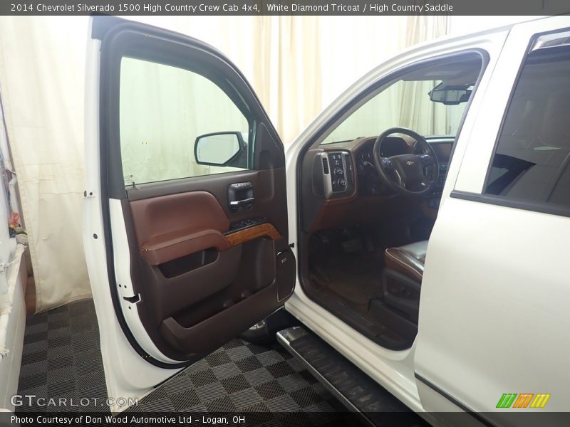 White Diamond Tricoat / High Country Saddle 2014 Chevrolet Silverado 1500 High Country Crew Cab 4x4