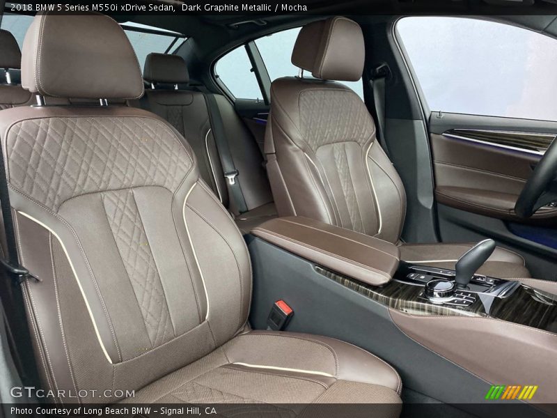  2018 5 Series M550i xDrive Sedan Mocha Interior