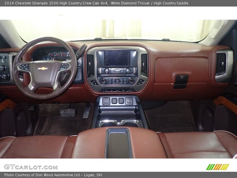 White Diamond Tricoat / High Country Saddle 2014 Chevrolet Silverado 1500 High Country Crew Cab 4x4