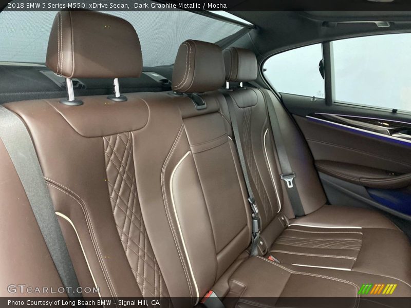 Rear Seat of 2018 5 Series M550i xDrive Sedan