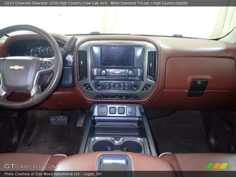 White Diamond Tricoat / High Country Saddle 2014 Chevrolet Silverado 1500 High Country Crew Cab 4x4