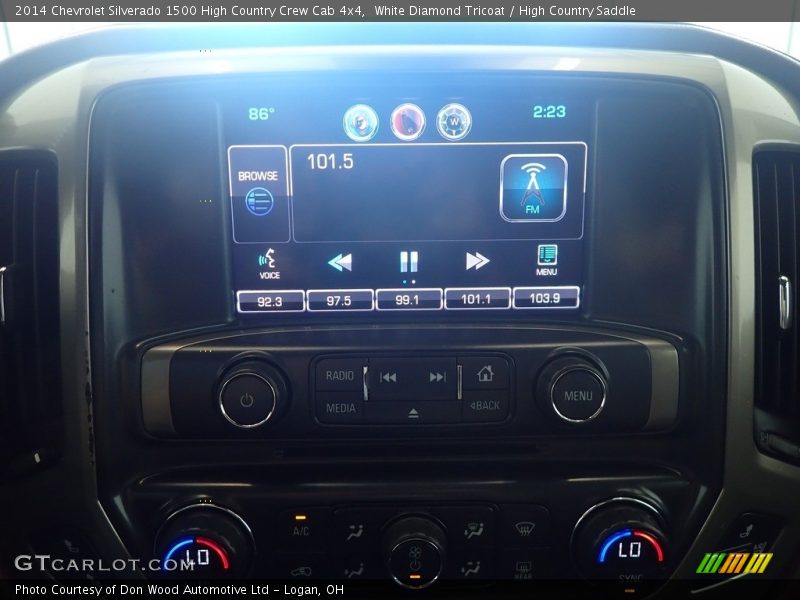 White Diamond Tricoat / High Country Saddle 2014 Chevrolet Silverado 1500 High Country Crew Cab 4x4
