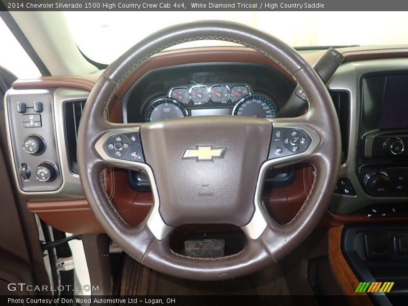 White Diamond Tricoat / High Country Saddle 2014 Chevrolet Silverado 1500 High Country Crew Cab 4x4