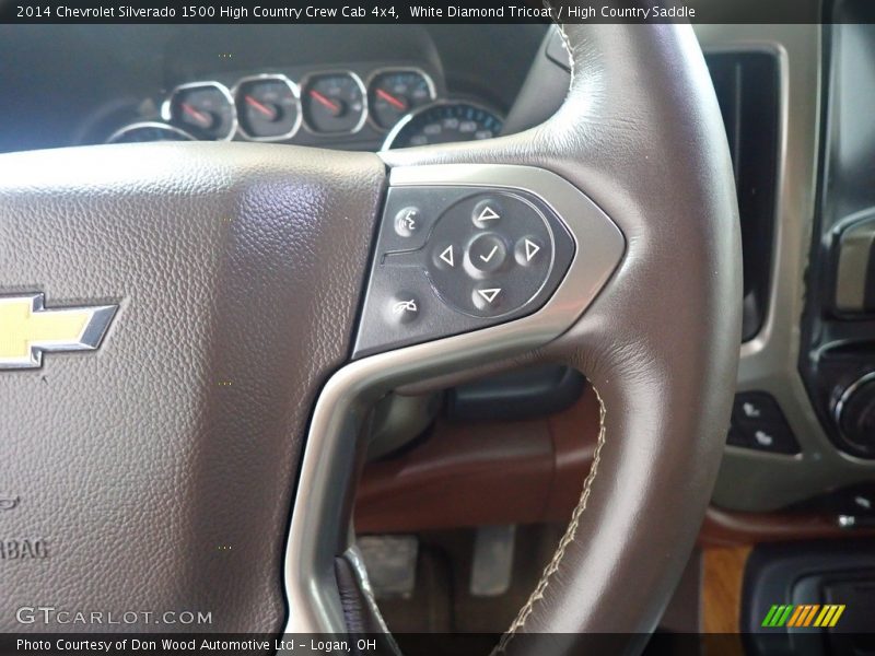 White Diamond Tricoat / High Country Saddle 2014 Chevrolet Silverado 1500 High Country Crew Cab 4x4