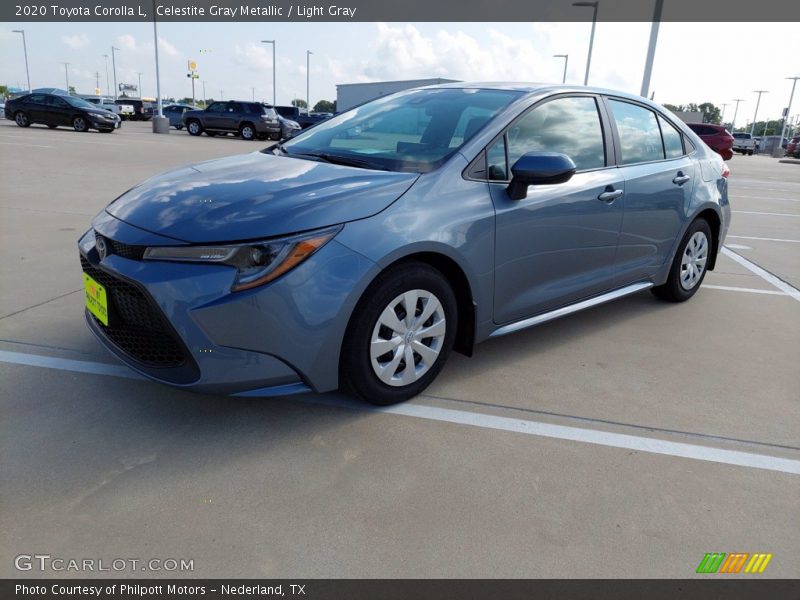 Celestite Gray Metallic / Light Gray 2020 Toyota Corolla L