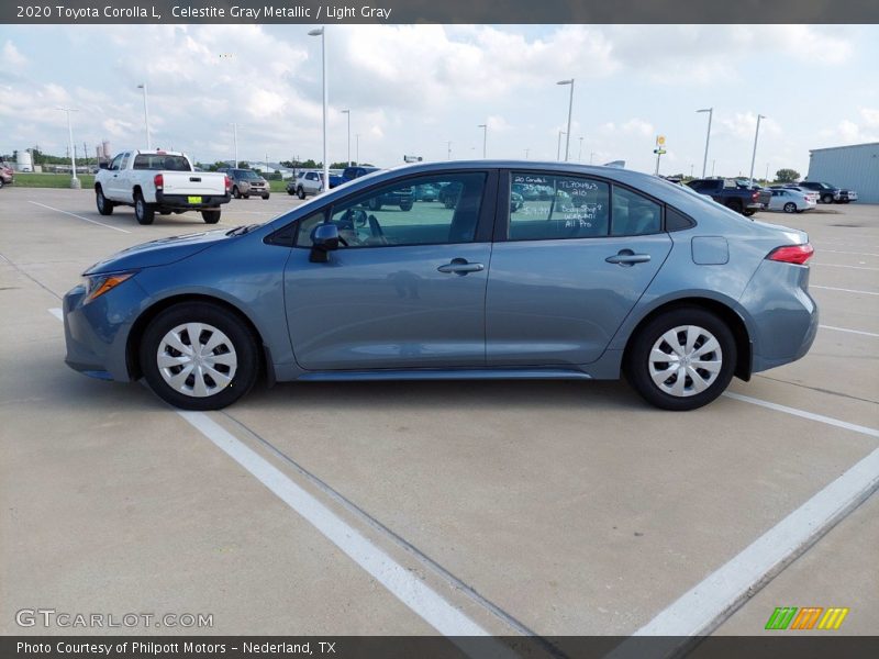 Celestite Gray Metallic / Light Gray 2020 Toyota Corolla L