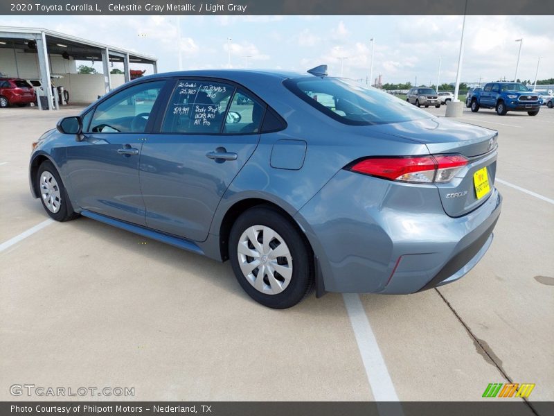 Celestite Gray Metallic / Light Gray 2020 Toyota Corolla L