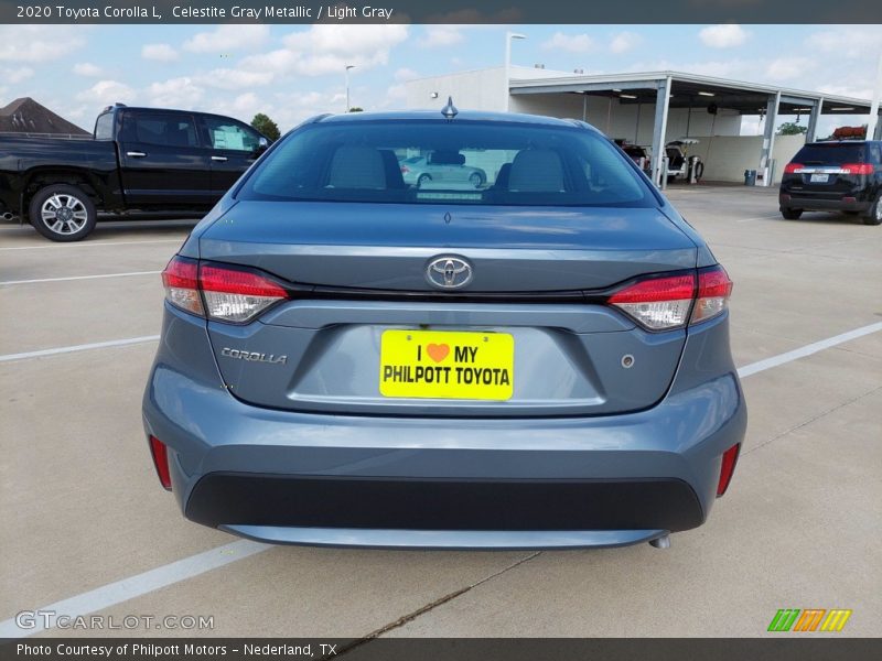 Celestite Gray Metallic / Light Gray 2020 Toyota Corolla L