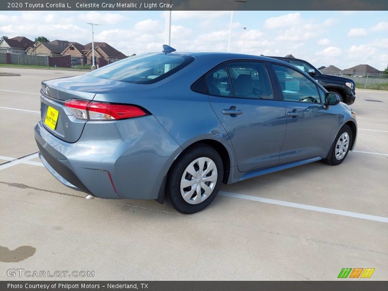 Celestite Gray Metallic / Light Gray 2020 Toyota Corolla L