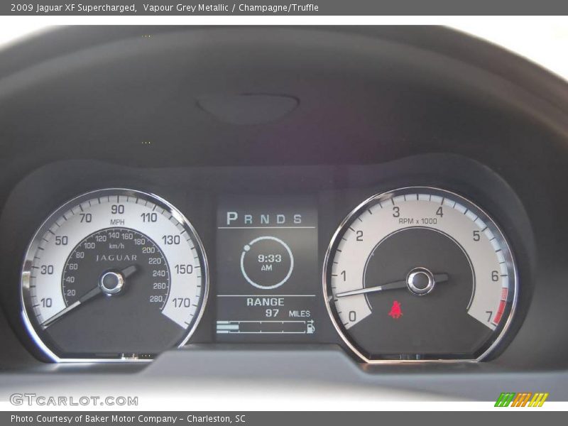 Vapour Grey Metallic / Champagne/Truffle 2009 Jaguar XF Supercharged