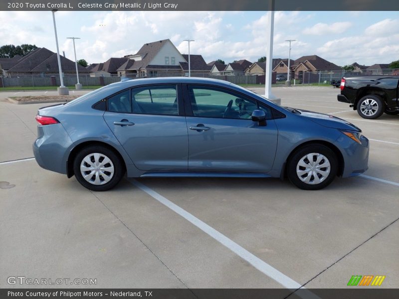 Celestite Gray Metallic / Light Gray 2020 Toyota Corolla L