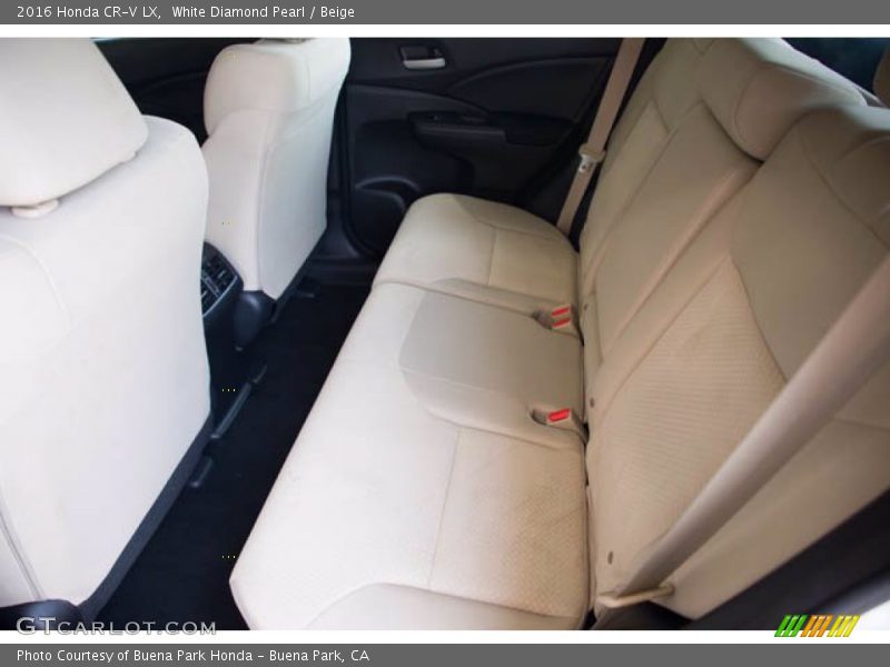 White Diamond Pearl / Beige 2016 Honda CR-V LX