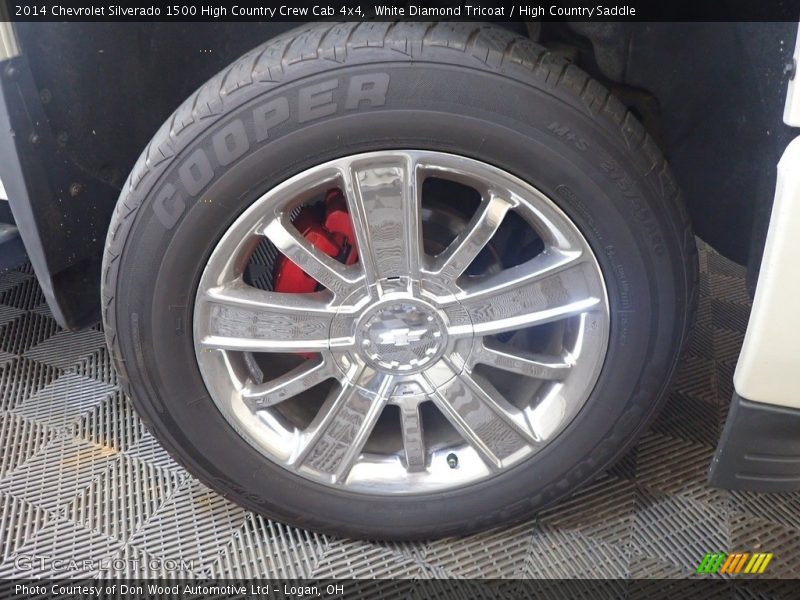 White Diamond Tricoat / High Country Saddle 2014 Chevrolet Silverado 1500 High Country Crew Cab 4x4
