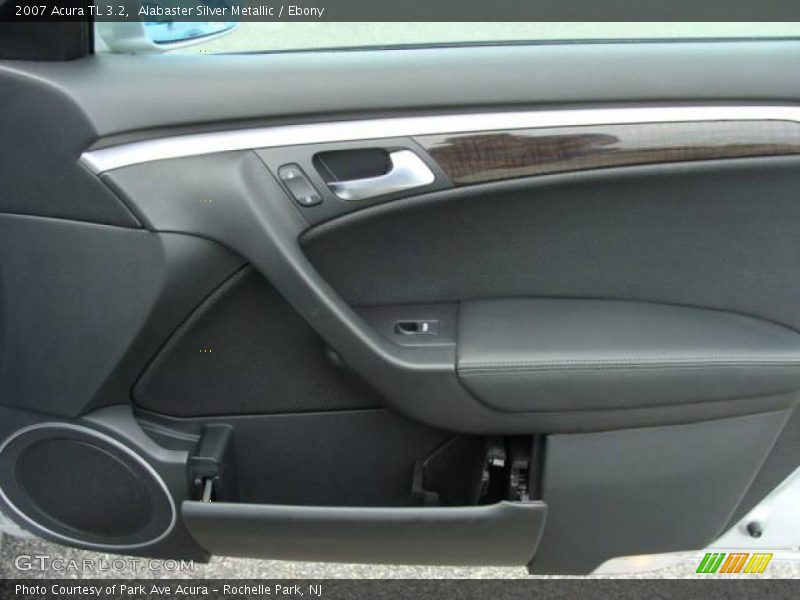 Alabaster Silver Metallic / Ebony 2007 Acura TL 3.2