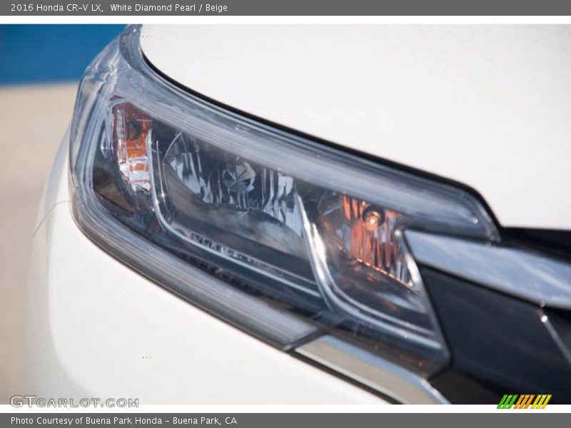 White Diamond Pearl / Beige 2016 Honda CR-V LX
