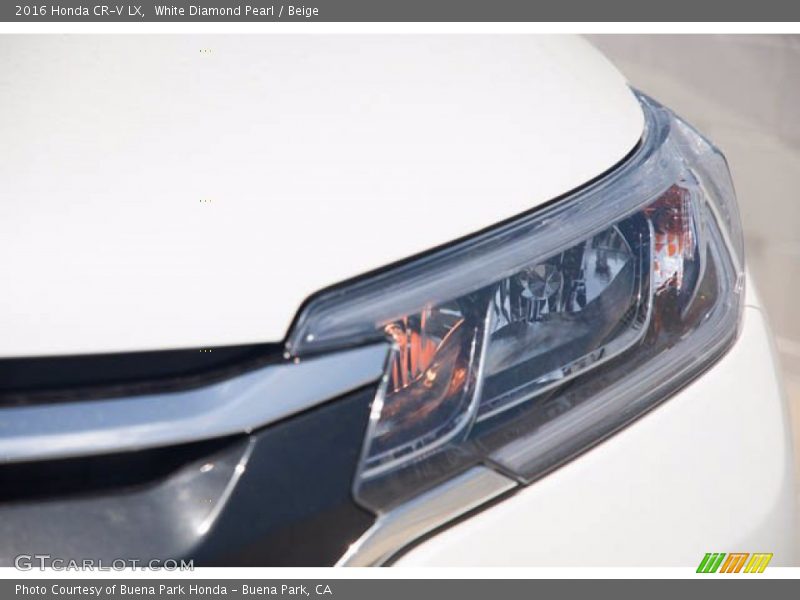 White Diamond Pearl / Beige 2016 Honda CR-V LX