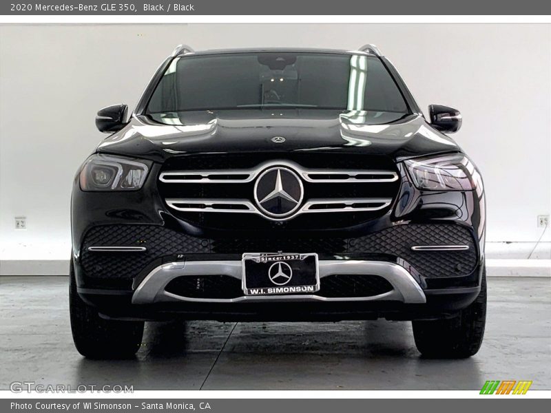 Black / Black 2020 Mercedes-Benz GLE 350