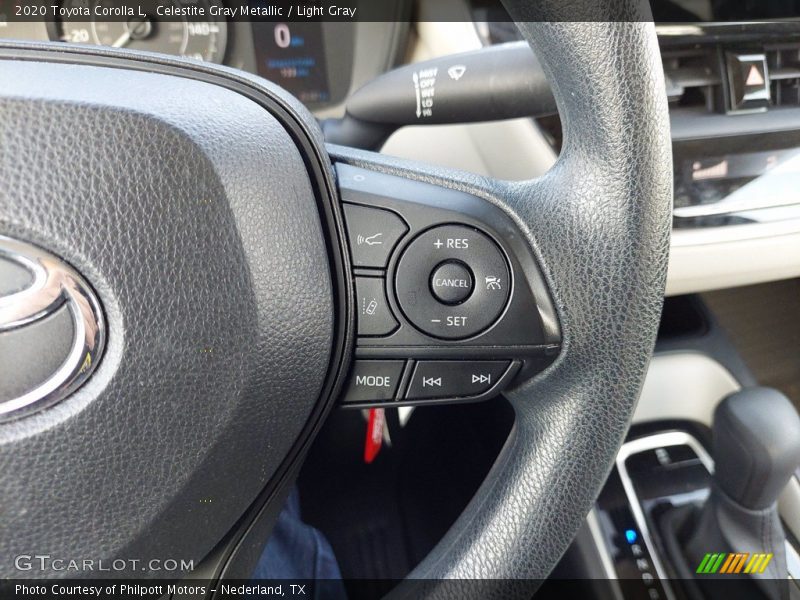 Celestite Gray Metallic / Light Gray 2020 Toyota Corolla L