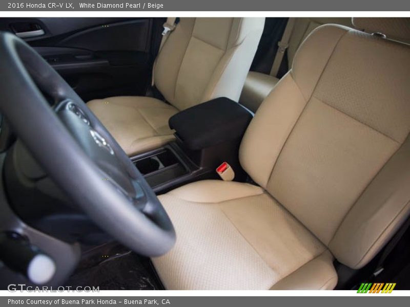 White Diamond Pearl / Beige 2016 Honda CR-V LX