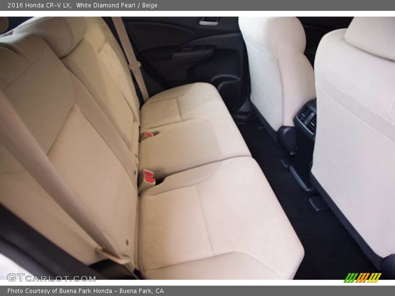 White Diamond Pearl / Beige 2016 Honda CR-V LX