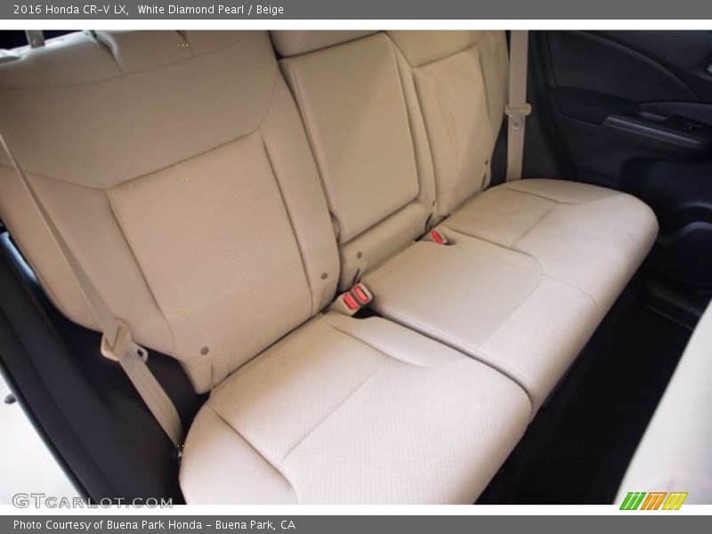 White Diamond Pearl / Beige 2016 Honda CR-V LX