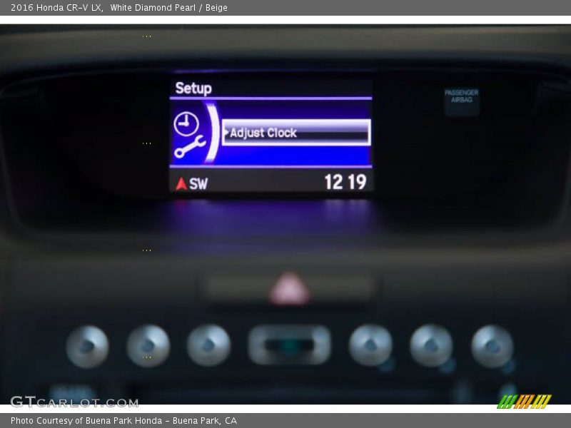 White Diamond Pearl / Beige 2016 Honda CR-V LX